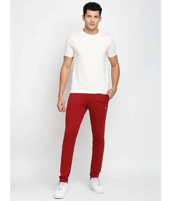 Fitz - Maroon Cotton Mens Trackpants ( Pack of 1 ) - None