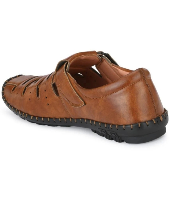 Bucik - Brown Mens Sandals - None