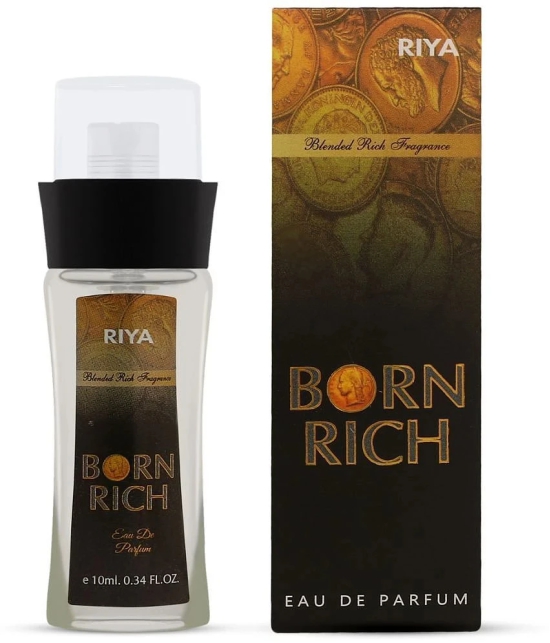 Riya Melody & Born Rich(10 ml perfume) Talc 300 gm Pack of 2