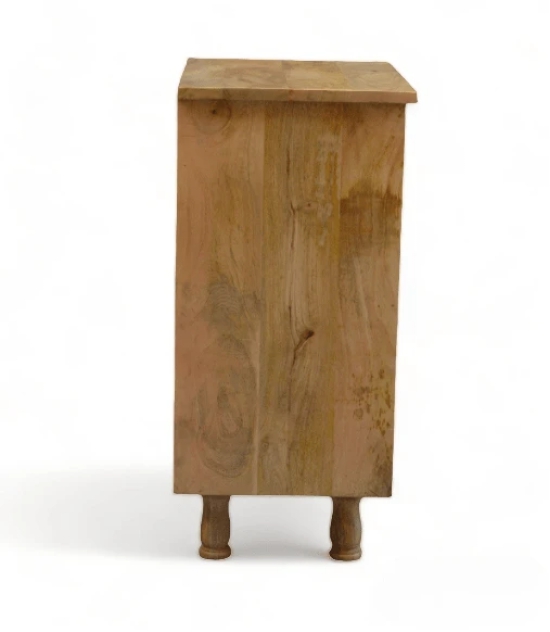 Orchid Homez side table / wooden end table / drawer storage table