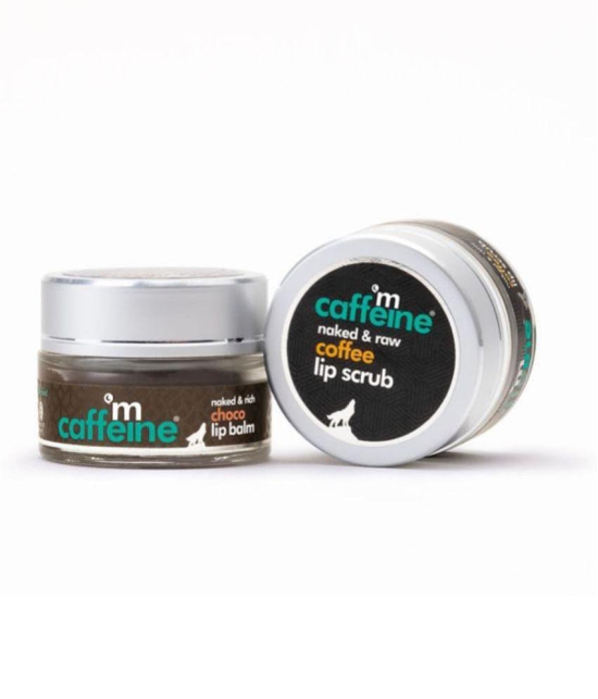 mCaffeine Lip Polishing Kit with Coffee Lip Scrub & Choco Lip Balm - 100% Vegan