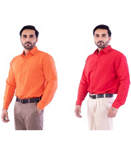 DESHBANDHU DBK 100 Percent Cotton Regular Fit Solids Mens Casual Shirt - Multi ( Pack of 1 ) - None