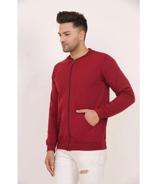 Leotude - Maroon Fleece Regular Fit Mens Casual Jacket ( Pack of 1 ) - None