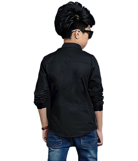 Force - Black Cotton Blend Boy's T-Shirt ( Pack of 1 ) - None