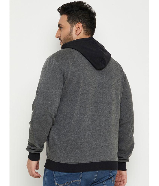 AUSTIVO Fleece Hooded Mens Sweatshirt - Grey ( Pack of 1 ) - None