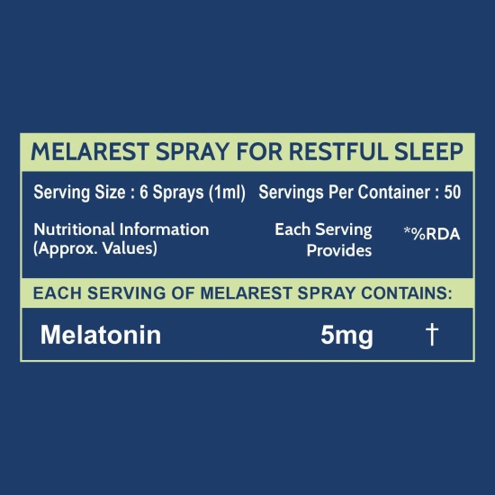 Carbamide Forte Melatonin 5mg Spray Per Serving - Sleeping Aid - 300 Sprays