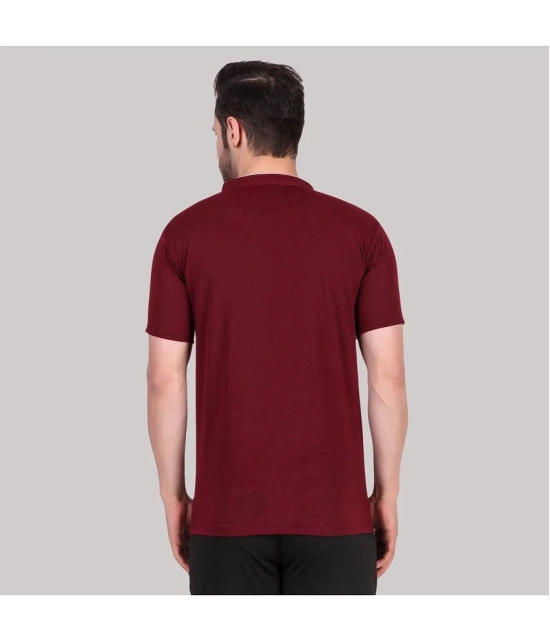 Forbro Maroon Cotton Regular Fit Mens Sports T-Shirt ( Pack of 1 ) - None