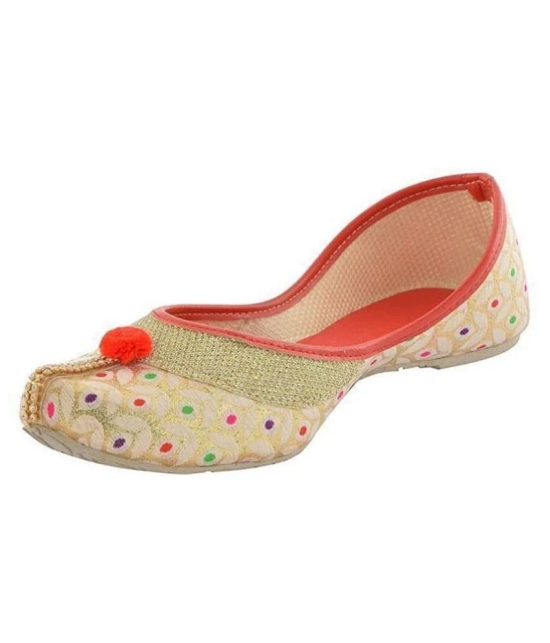 Raj Pink Ethnic Footwear - None