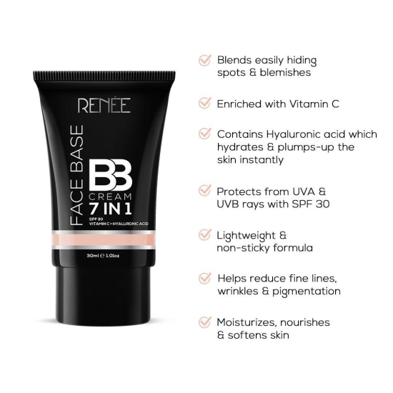 RENEE Face Base BB Cream B07 Hazelnut 30ml