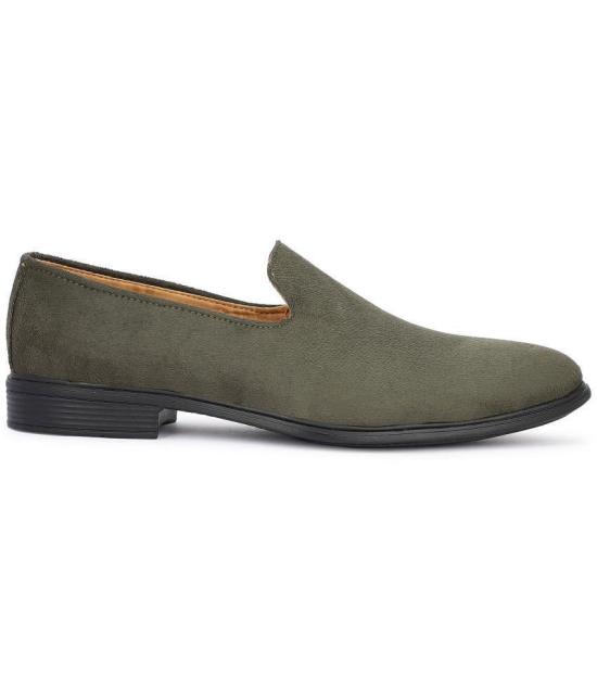 Buxton - Green Men's Slip-on Shoes - 8