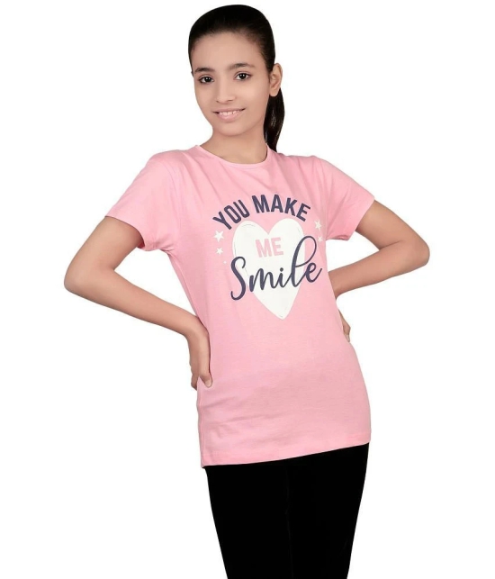 Bodycare Pink Cotton Girls T-Shirt ( Pack of 1 ) - None