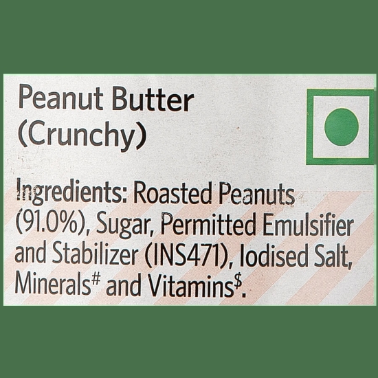 Veeba Crunchy Peanut Butter, 340 G