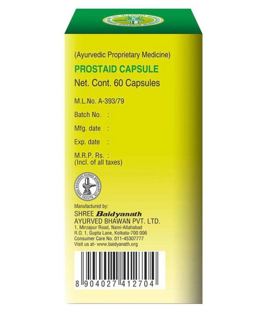 Baidyanath Prostaid Capsule (120 Capsules)