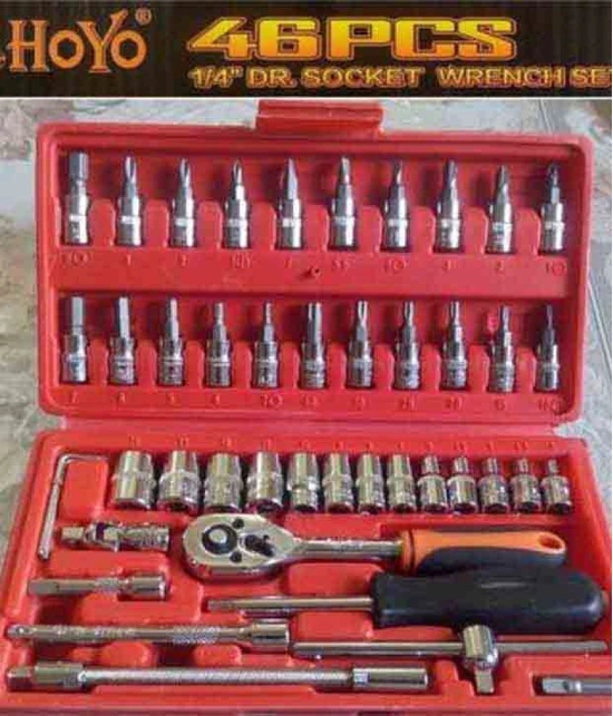 Hoyo Socket Wrench Set Of 46 Pcs