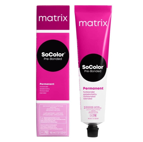 Matrix Socolor Permanent Hair Color 4.5 4M Chocolate Medium Brown + Developer 20 Vol Combo