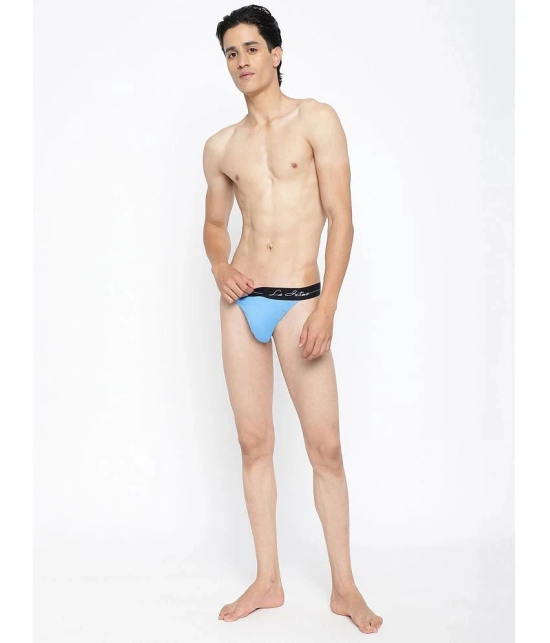 La Intimo Cotton Mens Bikini ( Blue ) - None