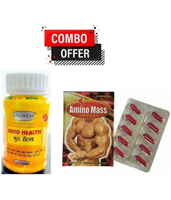 Dr. Chopra G&G Good Health Capsule 50no.s & Amino Mass Capsule 10 no.s Natural Pack of 2