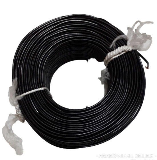 Finolex 1 Sq. mm Single Core Unsheathed FR PVC Insulated Industrial Electric Cables/Wires (90M Pure Copper Wire)