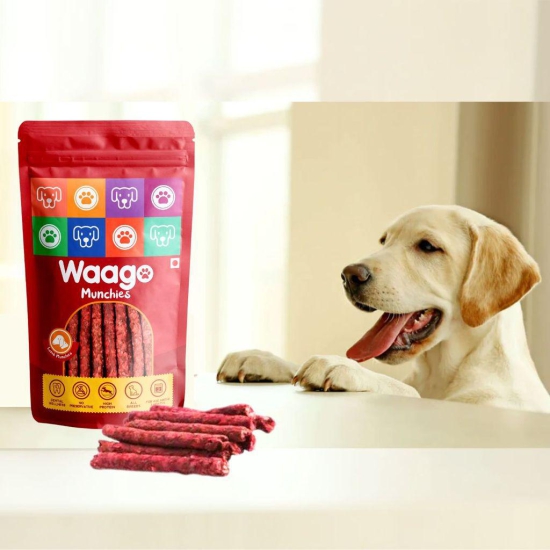 Waago Dog Chew Lamb Munchies 300 gm