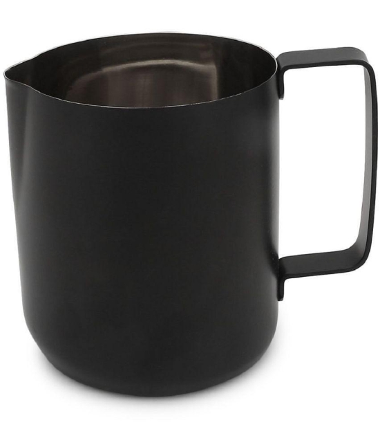 Dynore Black Milk Jug Stainless Steel Jugs 800 mL - Black