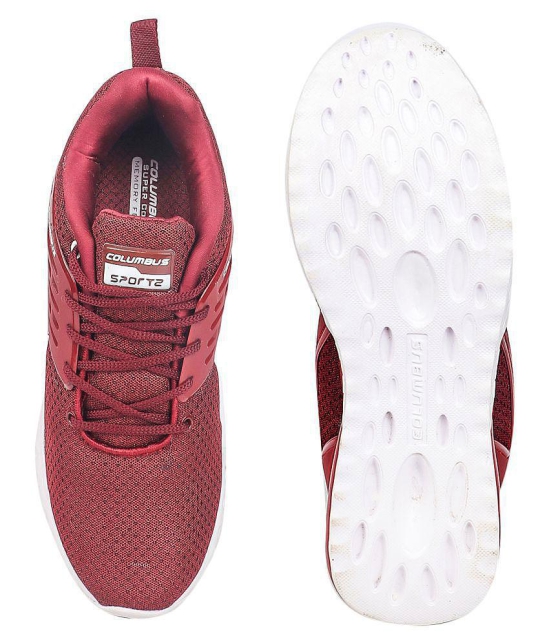 Columbus Maroon Running Shoes - None