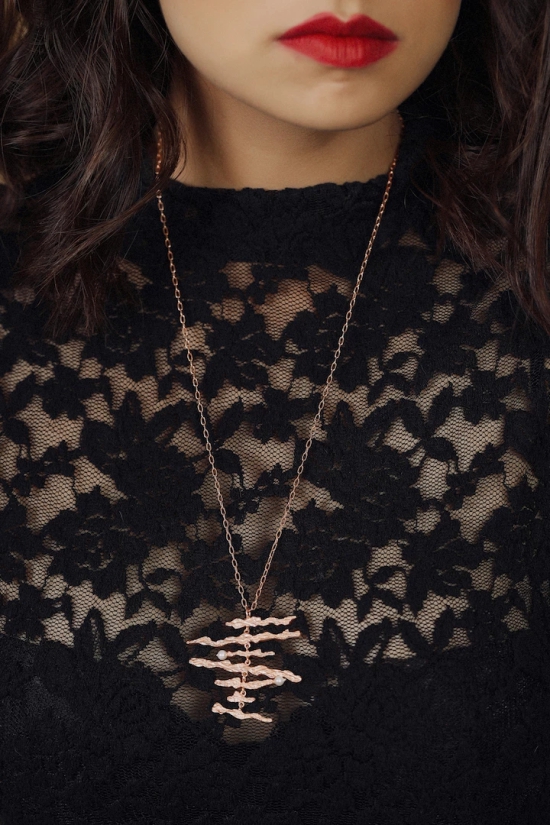 Marianne Necklace- Rose Gold