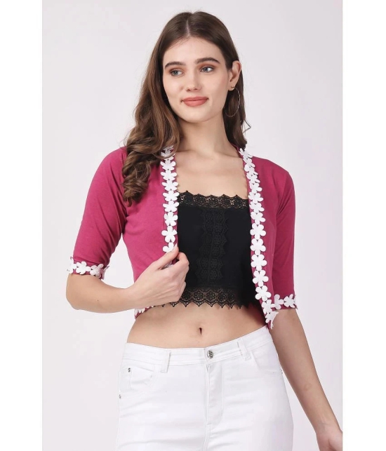 Affair Cotton Womens Shrugs - Pink ( Single ) - None