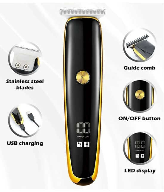 geemy Led Display Pro Multicolor Cordless Beard Trimmer With 45 minutes Runtime