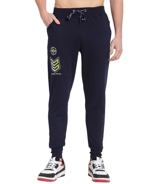 Uzarus - Cotton Navy Mens Joggers ( Pack of 1 ) - None