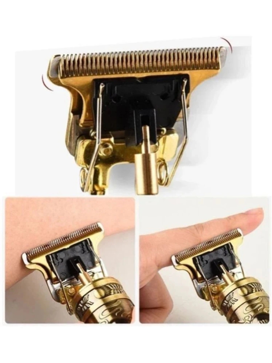 VEVO T9 plastic Gold Gold Cordless Beard Trimmer With 45 minutes Runtime