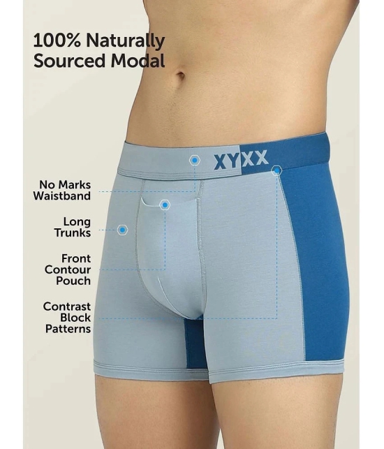 XYXX - Multicolor Modal Mens Trunks ( Pack OF 3 ) - None