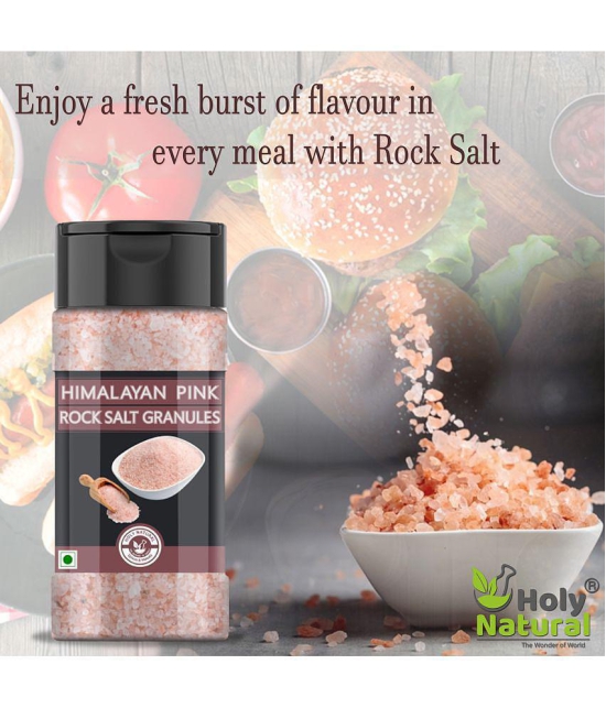 Holy Natural Himalayan Pink Salt Granules, Rock Salt 200 gm