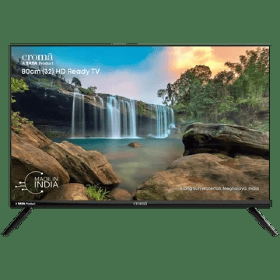 Croma (32 inch) HD Ready LED TV with Bezel Less Display (2023 model)