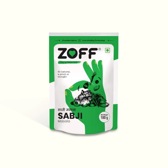 Zoff Sabji Masala with Premium Zip Lock Pouch 100 g