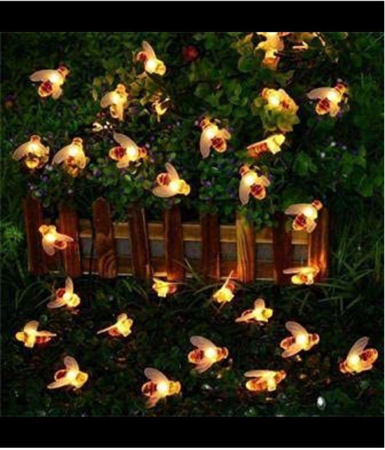 thriftkart - 14 LED Fairy Honeybee  LED String Lights for Festival Party Home Decoration (14 LED Fairy Honeybee) - Yellow