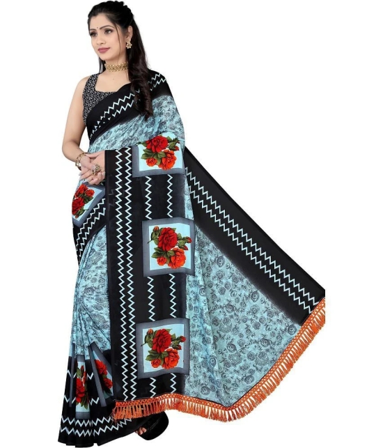 LEELAVATI - Multicolor Georgette Saree With Blouse Piece ( Pack of 1 ) - Multicolor