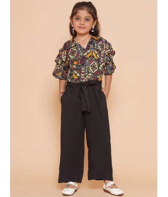 Arshia Fashions - Multicolor Crepe Girls Jumpsuit ( Pack of 1 ) - None