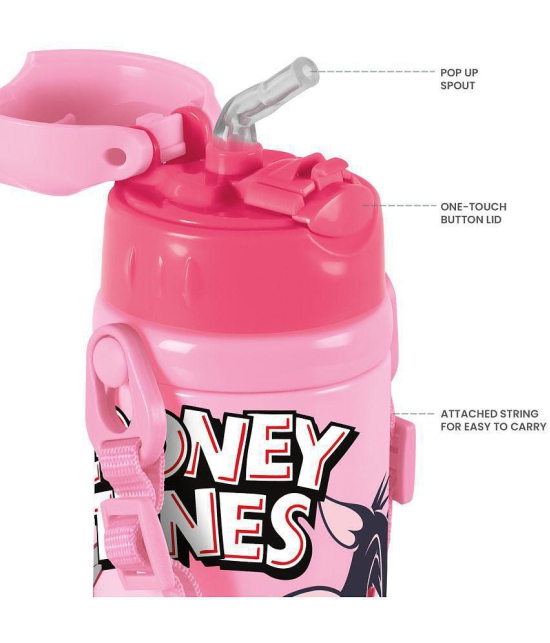 Milton Charmy 350 Looney Tunes Thermosteel Kids Water Bottle (330 ml) Pink - Pink