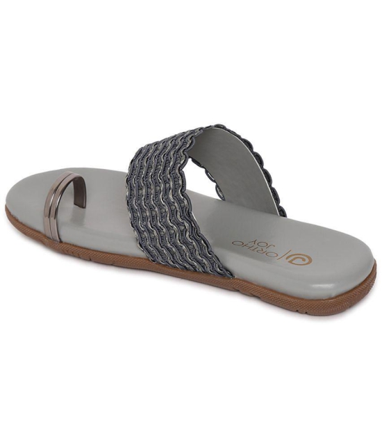 ORTHO JOY - Gray Women's Flats - None