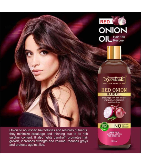 Lovelook Onion Oil for Hair Growth & & Hair Fall Control 100 mL