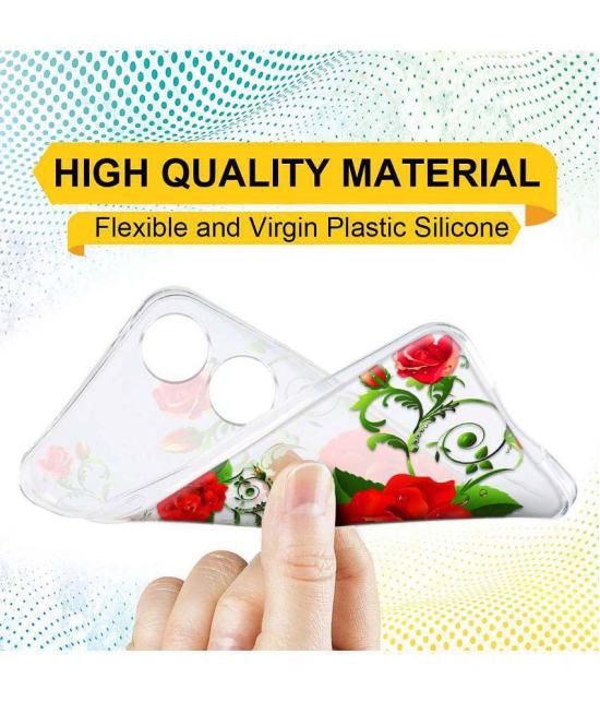 Fashionury Multicolor Printed Back Cover Silicon Compatible For Vivo Y100 5G ( Pack of 1 )