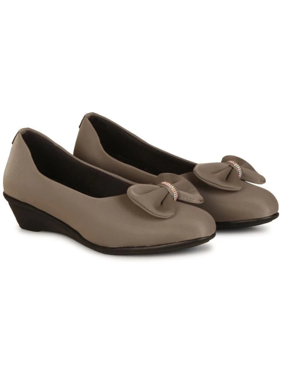 Saheb Gray Womens Casual Ballerinas - None