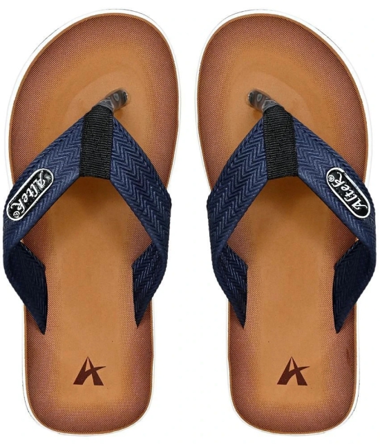 Altek - Navy Mens Thong Flip Flop - None