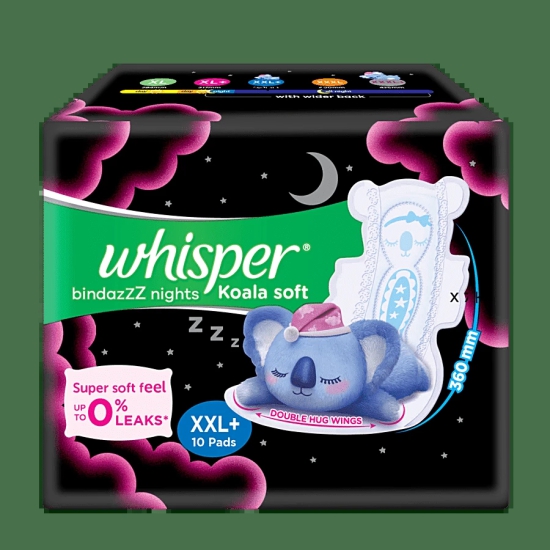 Whisper koala soft Night xxl+, 10 Pcs