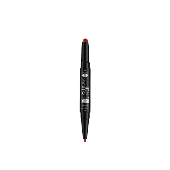 Deborah Milano 2In1 Lipstick & Lip Liner 04 Red Intense