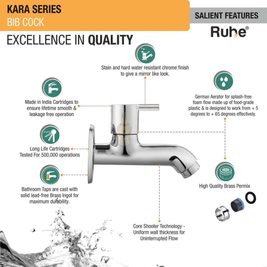 Kara Bib Tap Brass Faucet- by Ruhe®