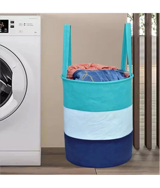 HOMETALES Blue Laundry Bag