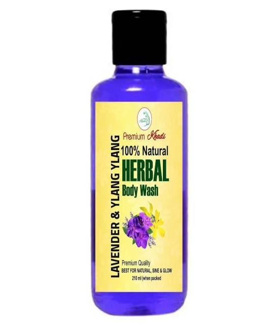 Premium Khadi Herbal Laavender & yalng Yalng Body Wash 210 mL