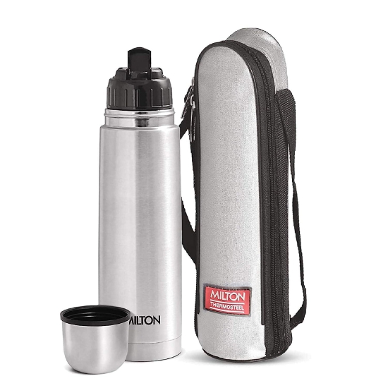 Milton Thermosteel Flip Lid Flask 500 Ml (Silver)