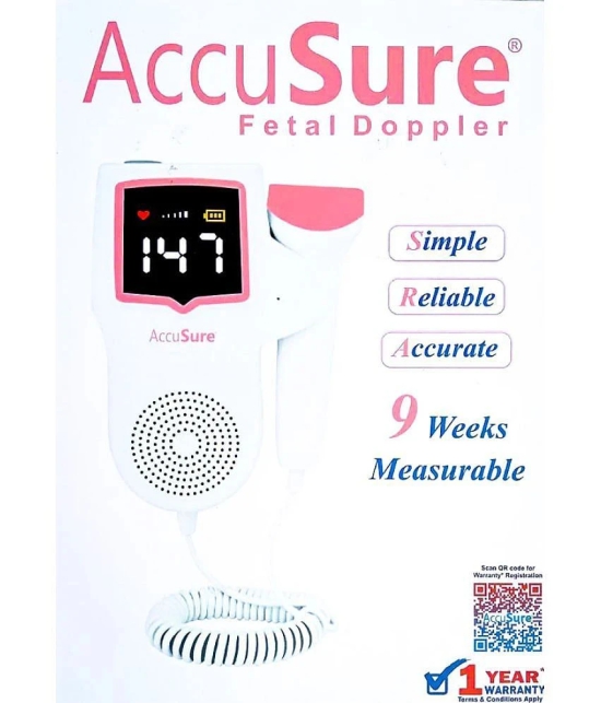 ACCUSURE Fetal Doppler for Doctors and Mother